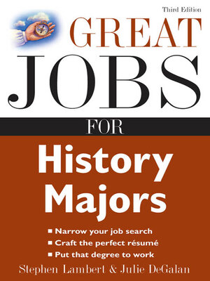 cover image of Great Jobs for History Majors